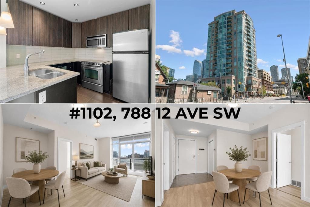 2-bed Apartment for sale at 1102, 788 12 Avenue SW, Calgary