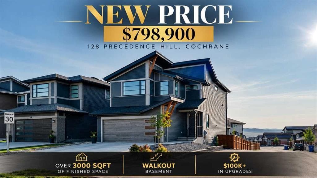 3-bed Detached for sale at 128 Precedence Hill, Cochrane
