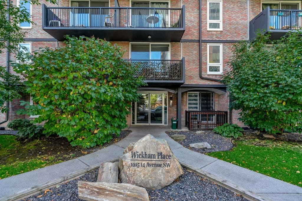 1-bed Apartment for sale at 103, 1015 14 Avenue SW, Calgary
