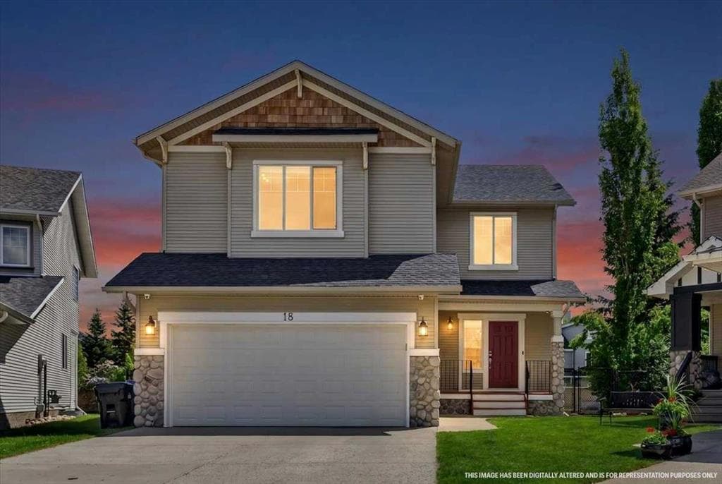 3-bed Detached for sale at 18 Cougarstone Bay SW, Calgary