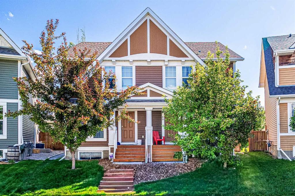 2-bed Semi-detached for sale at 69 Auburn Crest Lane SE, Calgary
