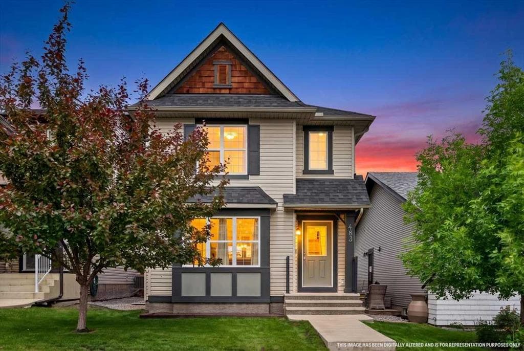 3-bed Detached for sale at 483 Silverado Plains Circle SW, Calgary