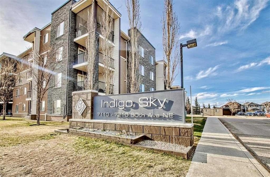 1-bed Apartment for sale at 413, 7110 80 Avenue NE, Calgary