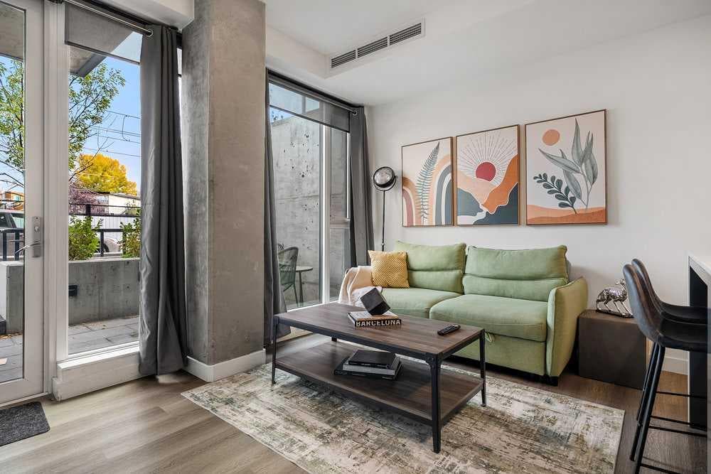 1-bed Apartment for sale at 323, 327 9A Street NW, Calgary