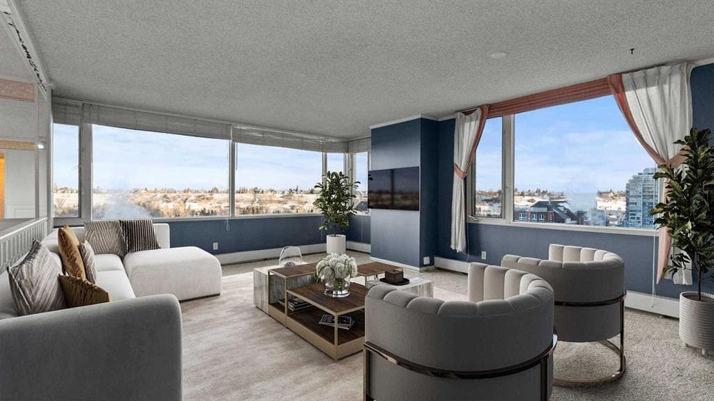 2-bed Apartment for sale at 1002A, 500 Eau Claire Avenue SW, Calgary