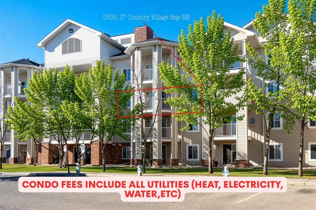 2-bed Apartment for sale at 1309, 17 Country Village Bay NE, Calgary