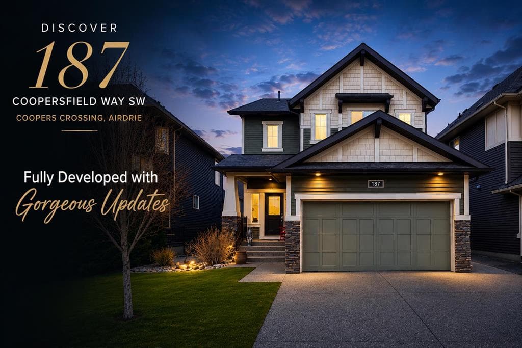 4-bed Detached for sale at 187 Coopersfield Way SW, Airdrie