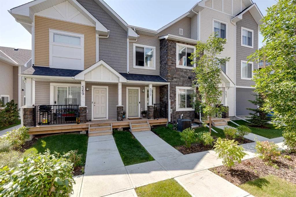 2-bed Townhouse for sale at 571 Canals Crossing SW, Airdrie