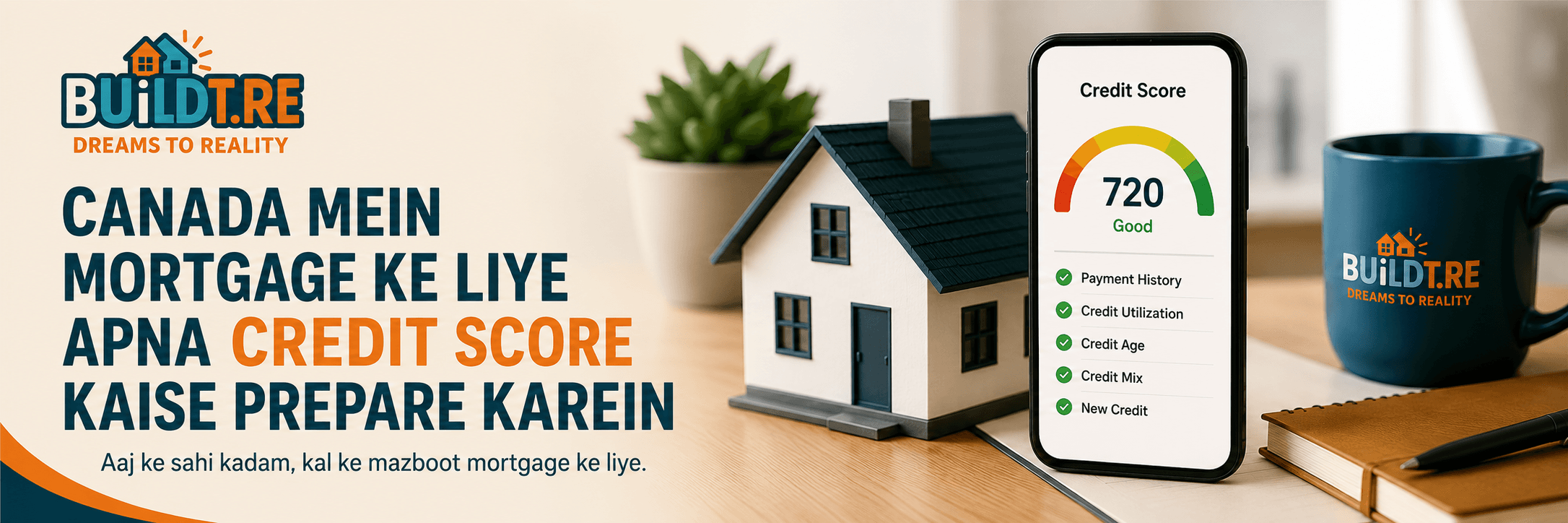 Canada Mein Mortgage Ke Liye Apna Credit Score Kaise Prepare Karein
